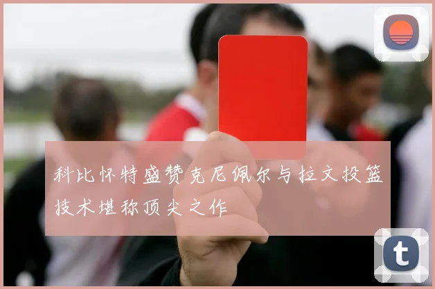 科比怀特盛赞克尼佩尔与拉文投篮技术堪称顶尖之作