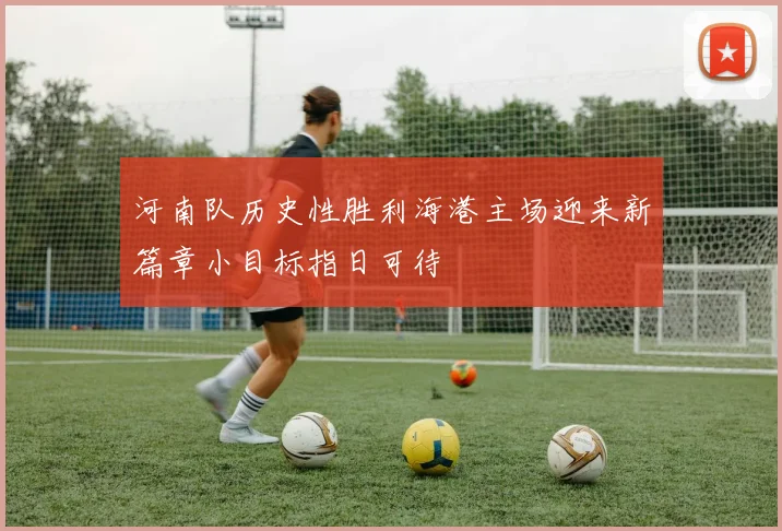 河南队历史性胜利海港主场迎来新篇章小目标指日可待