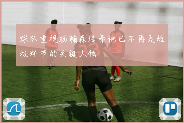 球队重视杨瀚森培养他已不再是短板环节的关键人物